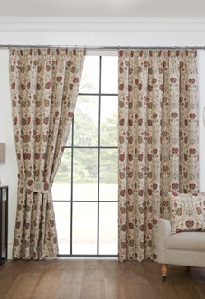 Aylesbury Pencil Pleat, Natural - Ready Made Curtains